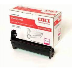 Oki 43381722 Magenta Original Imaging Drum (20000 Pages) for Oki C5800, C5800n, C5800dn,C5900, C5900n, C5900dn, C5550mfp